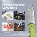 Сгъваем нож Civivi Praxis Nitro-V Aluminum Lime Green » Force.BG