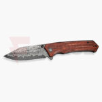 Сгъваем нож CIVIVI Tacticorix Damascus с дървена дръжка » Force.BG