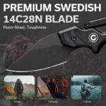 Тактически нож Civivi TYPHOEUS ADJUSTABLE 14C28N G10 » Force.BG
