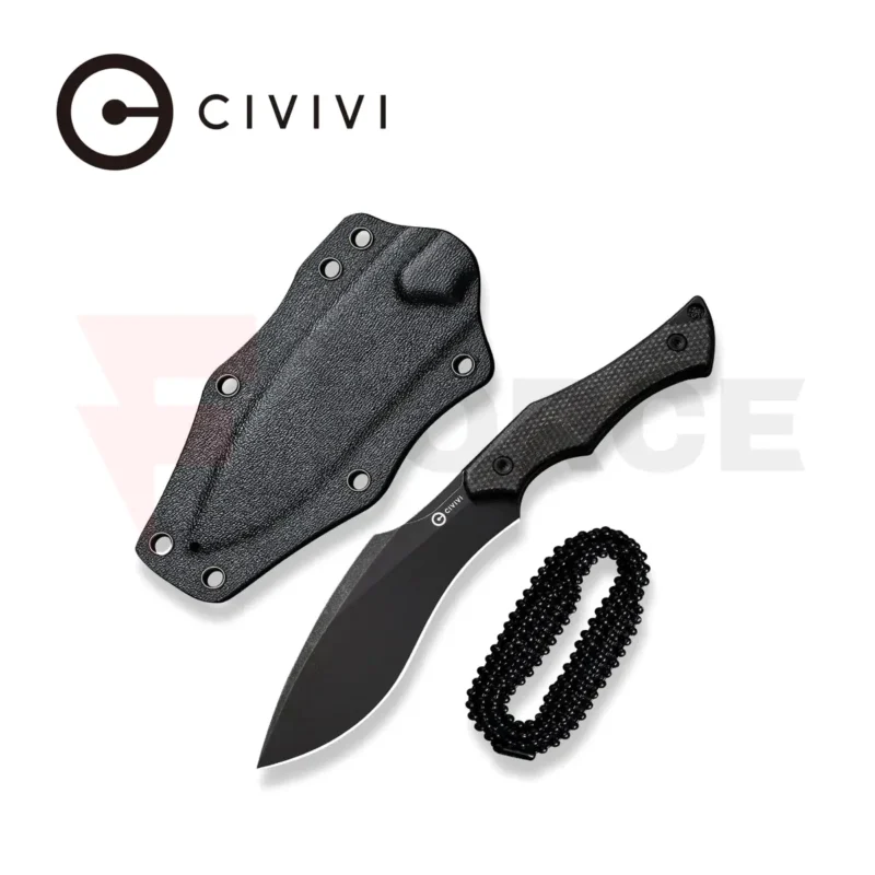 Фиксиран нож CIVIVI Vaquita II Nitro-V Micarta тъмно зелен » Force.BG