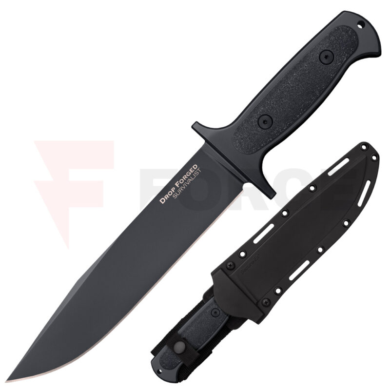Нож за оцеляване Cold Steel DROP FORGED SURVIVALIST 52100 Black 203мм » Force.BG