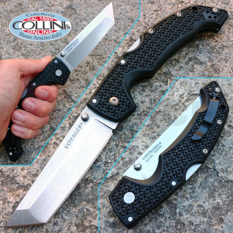 Сгъваем нож Cold Steel Voyager Large Tanto AUS10A » Force.BG