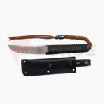 Фиксиран нож Critical Strike ZHD0401E T10 Copper Damascus Dalbergia Black » Force.BG
