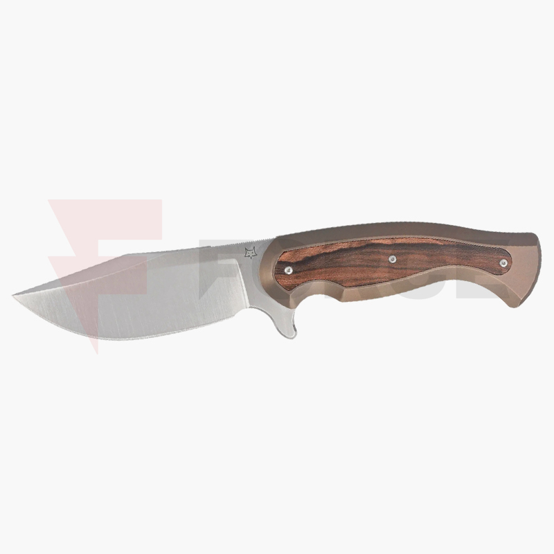 Фиксиран нож Fox EASTWOOD TIGER Elmax Titanium Ziricote » Force.BG