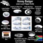 Нож Honey Badger Flipper Large D2 FRN Black » Force.BG