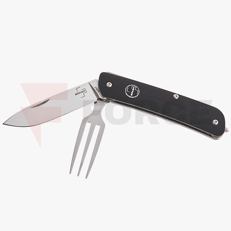 Нож и вилица Böker Plus Tech Tool Fork 12C27 G10 » Force.BG