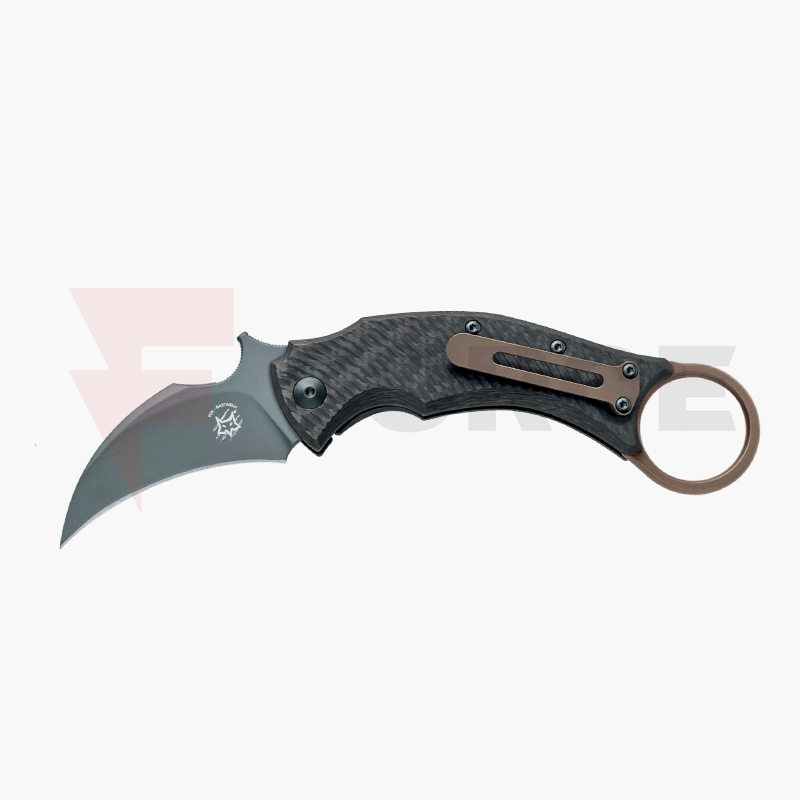 Карамбит нож Fox BLACKBIRD Elmax Carbon fiber » Force.BG