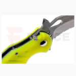 Нож Карамбит Fox Mini Rescue N690 G10 Жълт 180мм » Force.BG