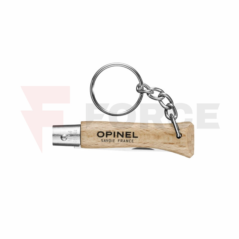 Джобен нож ключодържател Opinel N°4 Inox Бук » Force.BG
