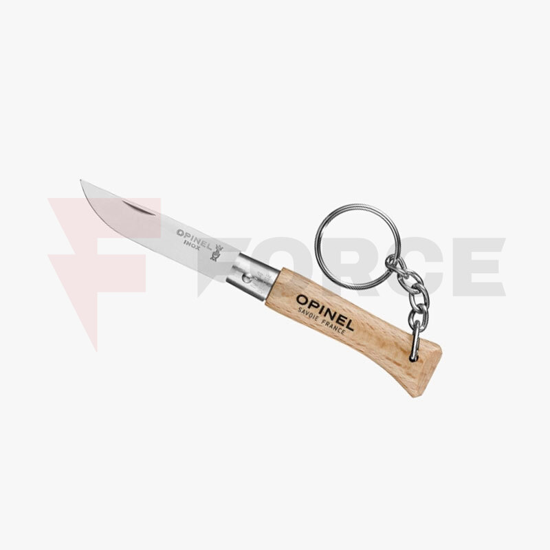 Джобен нож ключодържател Opinel N°4 Inox Бук » Force.BG