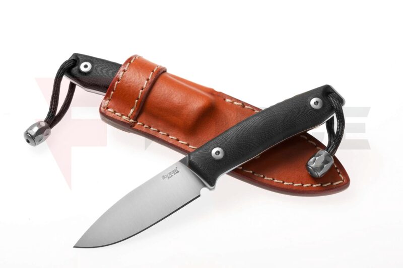 Фиксиран нож LionSteel M1 G10 M390 с кожена кания » Force.BG