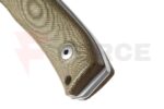 Фиксиран нож LionSteel M4 Green Canvas M390 95мм » Force.BG