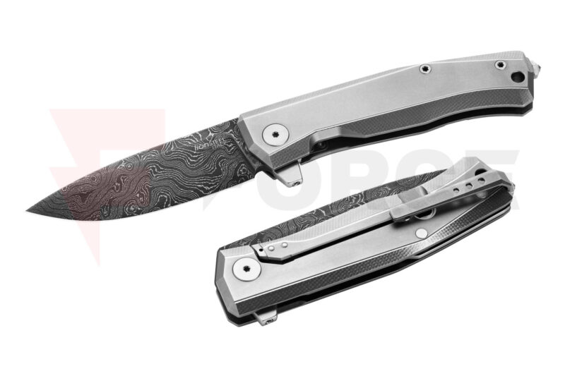 Сгъваем нож Damascus LionSteel Myto Titan 83мм » Force.BG