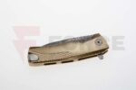 Сгъваем нож с дамаска стомана LionSteel ROK Damascus Gold » Force.BG