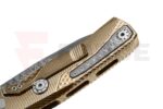 Сгъваем нож с дамаска стомана LionSteel ROK Damascus Gold » Force.BG