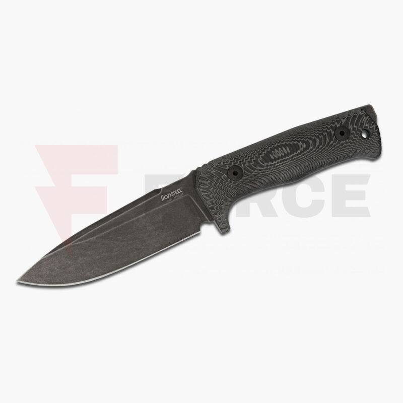 Фиксиран нож LionSteel T5 Micarta Niolox Black 5 инча » Force.BG