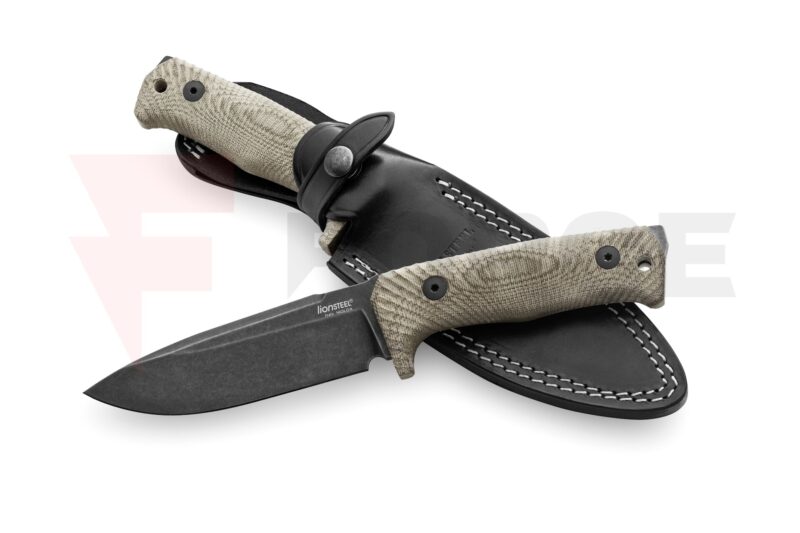 Тактически нож LionSteel T5 Niolox Green Canvas Micarta » Force.BG