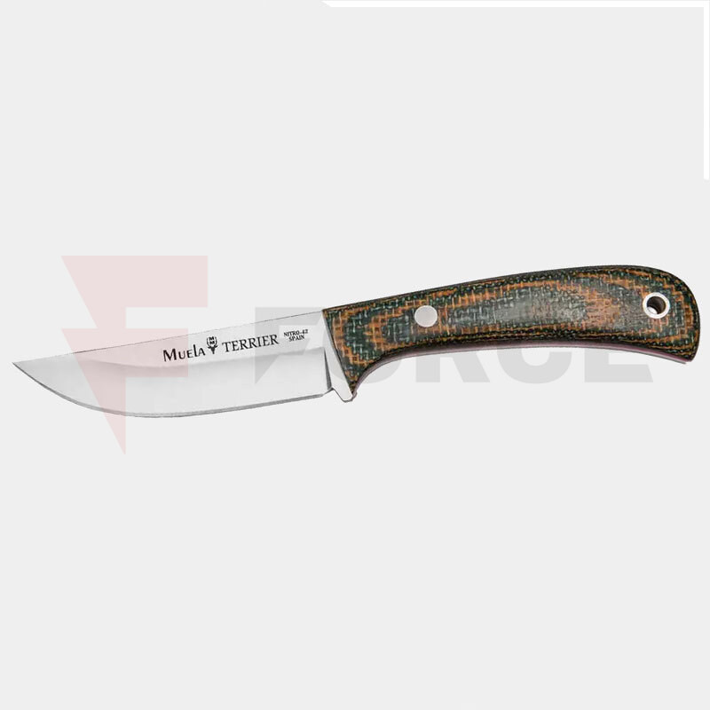 Нож Muela TERRIER 9G.K Nitro 42 Micarta green