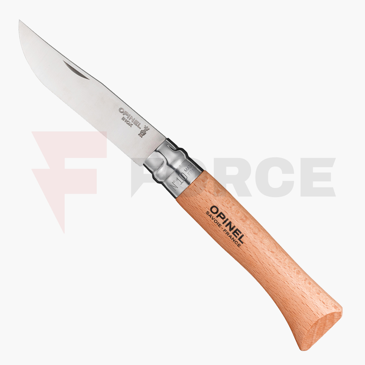 Сгъваем нож Opinel No 10 неръждаема стомана 10 см дръжка бук » Force.BG Сгъваем нож Opinel No 10 неръждаема стомана 10 см дръжка бук » Force.BG
