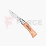 Джобен нож Opinel No 3 неръждаема стомана 4 см » Force.BG