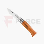 Джобен нож Opinel No 4 карбон 5 см дръжка бук » Force.BG