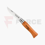 Сгъваем нож Opinel No 5 карбон 6 см дръжка бук » Force.BG