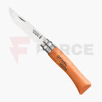 Сгъваем нож Opinel No 6 карбон 7 см дръжка бук » Force.BG