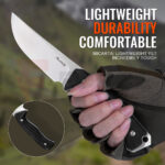Фиксиран нож Ruike F186-MB Black D2 Micarta 106 мм » Force.BG