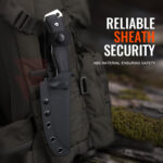 Фиксиран нож Ruike F186-MB Black D2 Micarta 106 мм » Force.BG