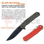 Нож Ruike P801-J 14C28N G10 Orange » Force.BG