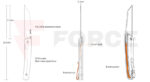 Сгъваем нож Ruike P865-B 12C27, 91 мм, G10 » Force.BG