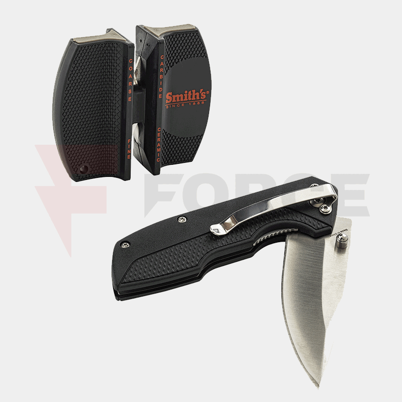 Сгъваем нож с точило Smith's EDGESPORT 420 - 7.62 см » Force.BG