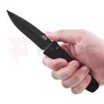 Автоматичен джобен нож SOG Spec Elite II Auto AUS 8 Black TiNi 101 мм » Force.BG
