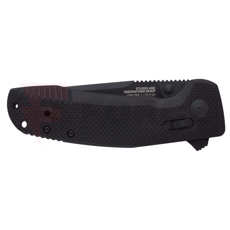 Тактически сгъваем нож SOG TAC XR Blackout D2 G10 » Force.BG