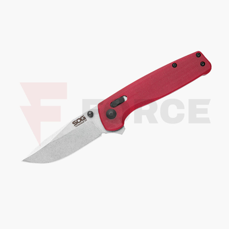 Сгъваем нож SOG Terminus XR G10 Crimson 75мм » Force.BG