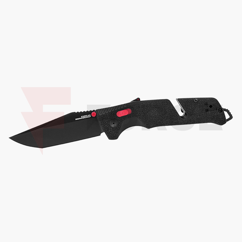 Сгъваем тактически нож SOG Trident AT Black & Red Tanto D2 » Force.BG