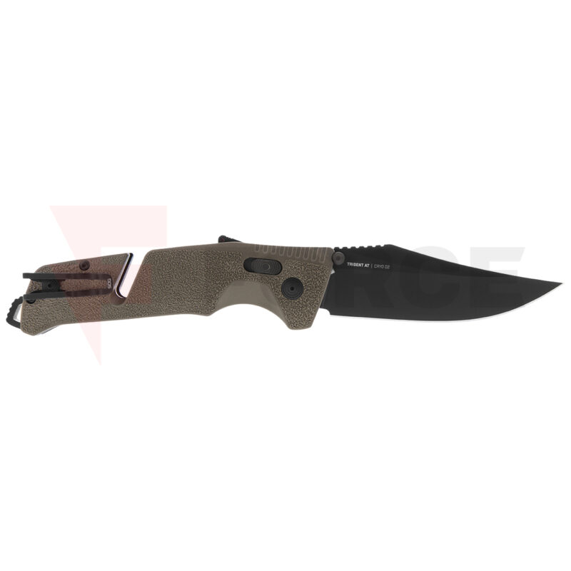 Тактически сгъваем нож SOG Trident AT FDE с резачка » Force.BG