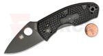 Нож Spyderco AMBITIOUS LIGHTWEIGHT 8Cr13MoV FRN BLACK BLADE » Force.BG