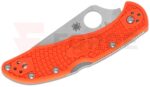Нож Spyderco Delica 4 Flat Ground VG-10 FRN Orange » Force.BG