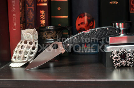 Сгъваем нож Spyderco Endura 4 Flat Ground черен » Force.BG