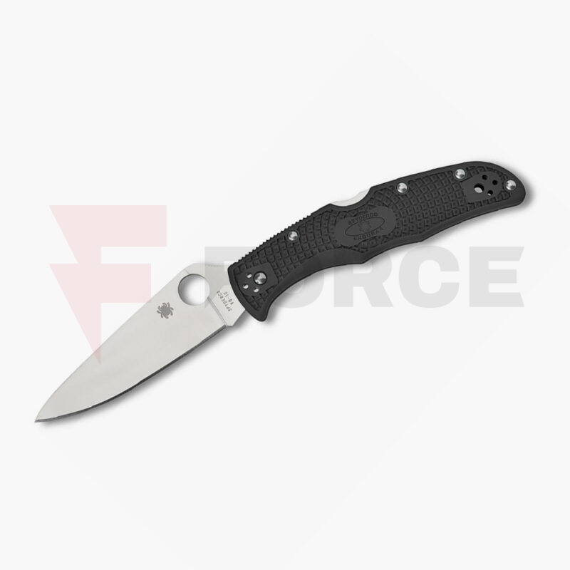 Сгъваем нож Spyderco Endura 4 Flat Ground черен » Force.BG