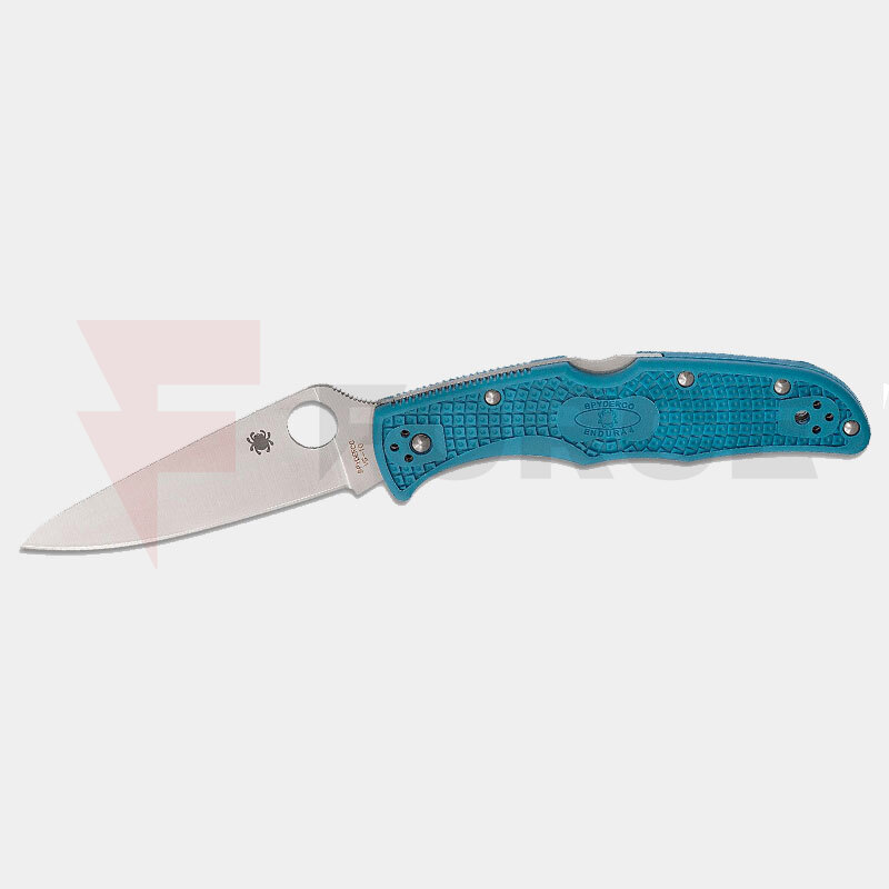 Нож Spyderco Endura 4 Flat Ground VG 10 FRN Blue