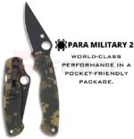 Сгъваем нож Spyderco Para Military 2 CPM-S45VN Digital Camo » Force.BG