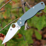 Сгъваем нож Spyderco Para Military 2 MAXAMET тъмносив G-10 » Force.BG