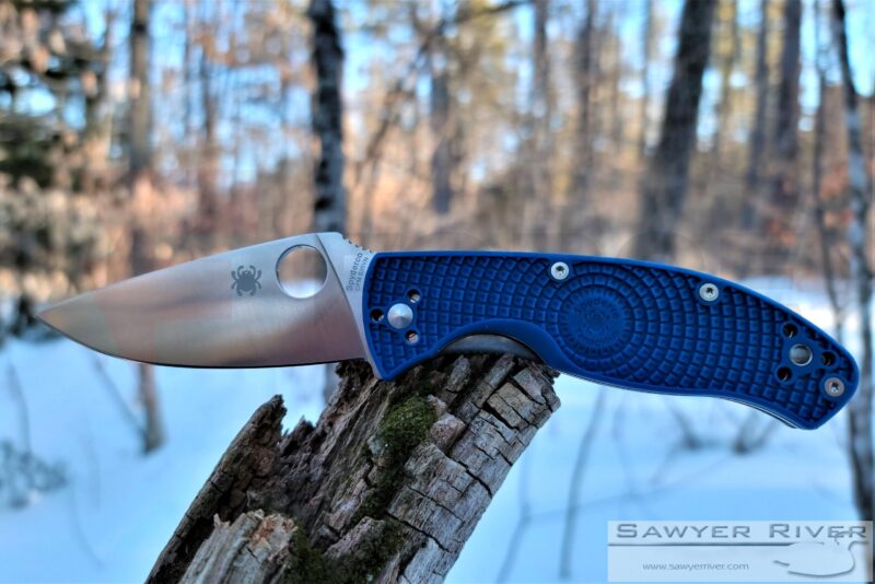 Сгъваем нож Spyderco Tenacious S35VN Lightweight син » Force.BG