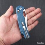 Сгъваем нож SRM 9203-ME 10Cr15MoV Micarta Blue » Force.BG