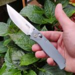 Сгъваем нож SRM 255L-GK 10Cr15CoMoV G10 сив 82мм » Force.BG