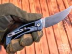 Сгъваем нож SRM Unicorn 7415-TE 154CM Titanium Blue » Force.BG