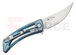 Сгъваем нож SRM Unicorn 7415-TE 154CM Titanium Blue » Force.BG