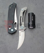 Сгъваем нож SRM Unicorn 7415-TZ 154CM Titanium Blue » Force.BG